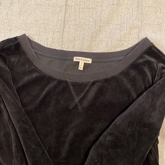 Juicy couture off shoulder velour top - Picture 4 of 5